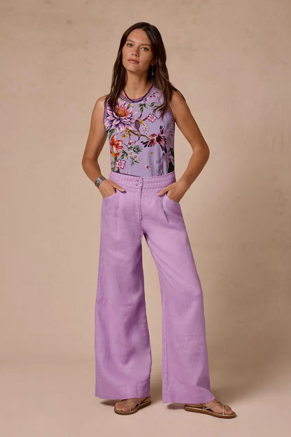 WIDE LEG PLEAT PANT