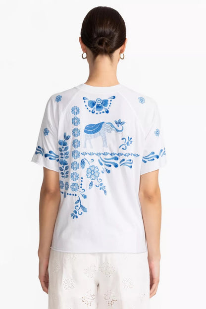 RAW EDGE RAGLAN BOXY TEE