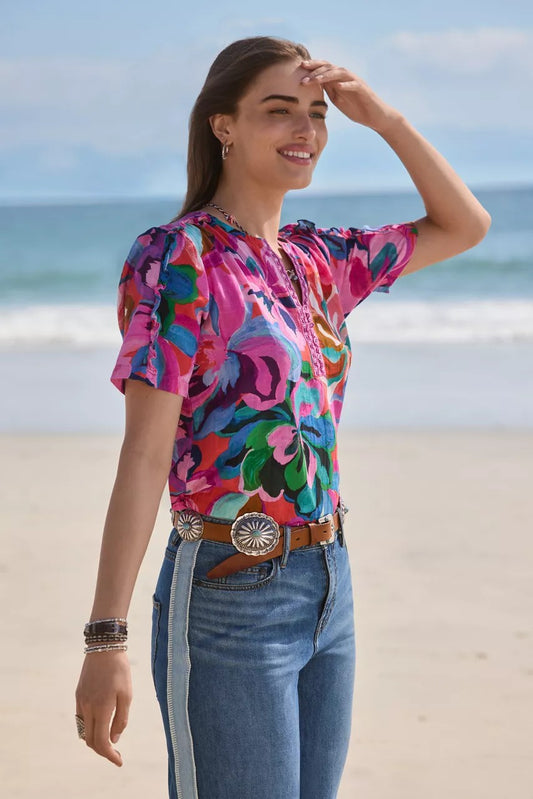 RUFFLE SEAM TOP