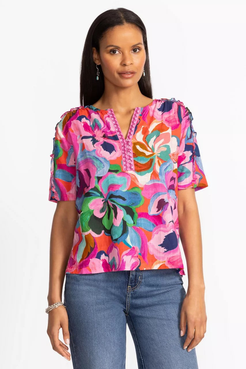 RUFFLE SEAM TOP