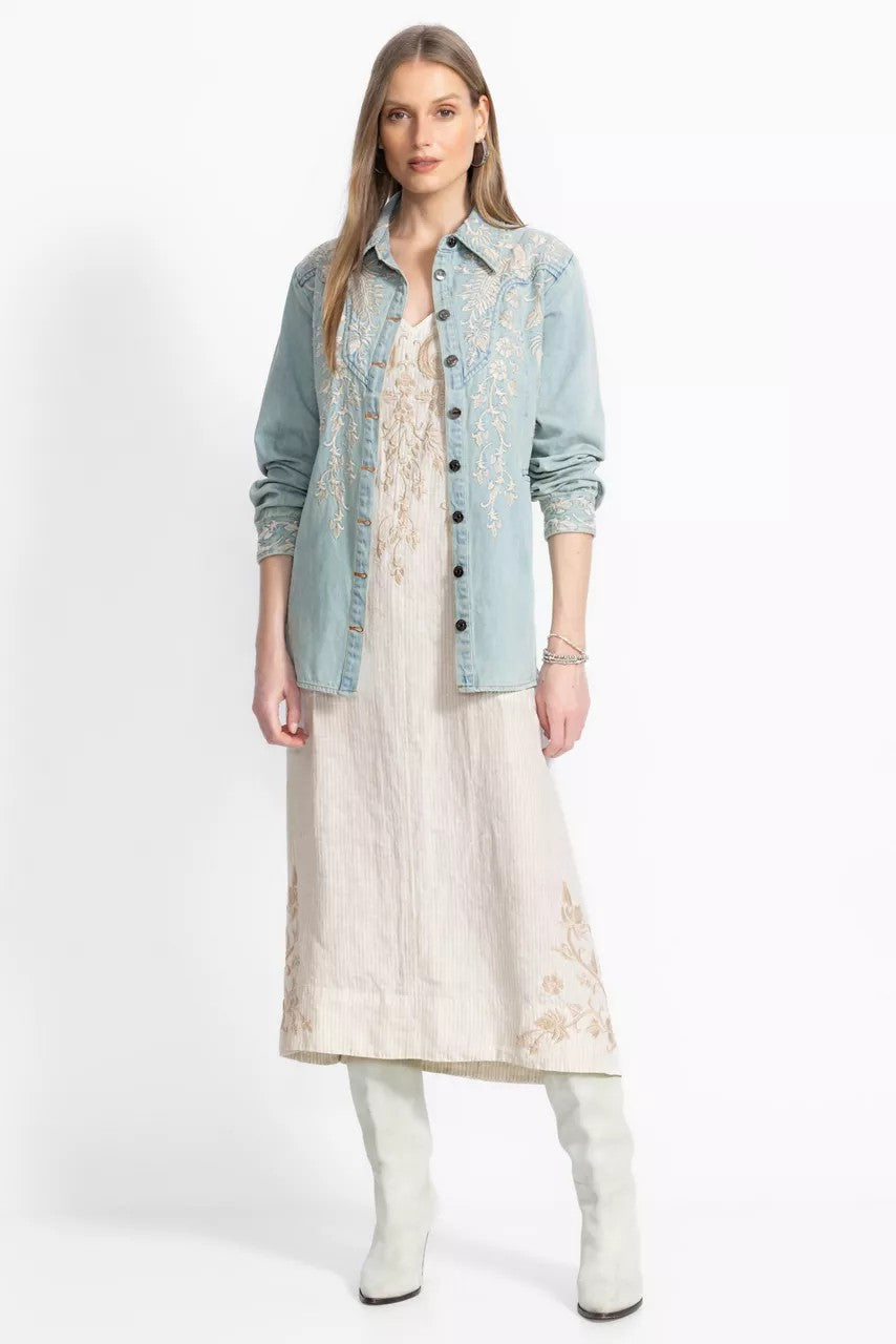 LINEN TANK DRESS
