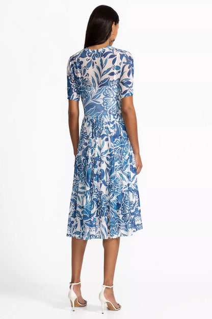 MESH TIERED DRESS