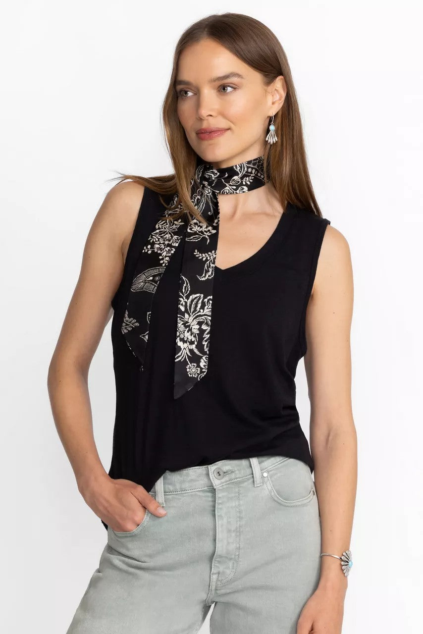 PEALIM BLOOM SILK SCARF