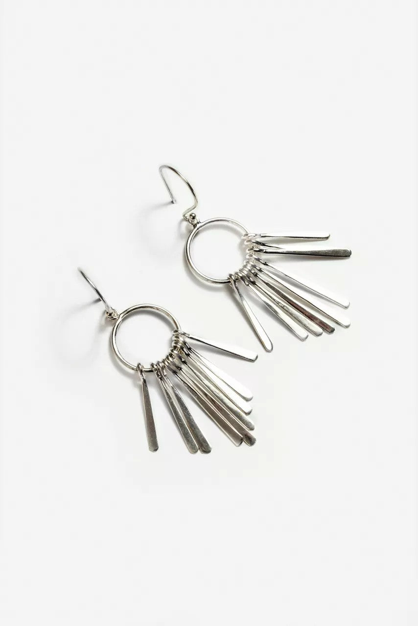 FEATHER CASCADE EARRINGS