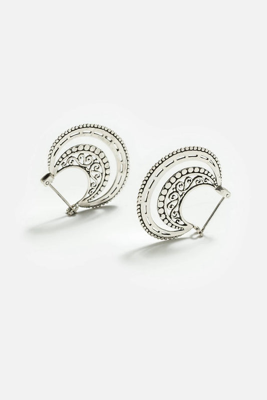 AMAZING CURVE HOOP EARRINGS