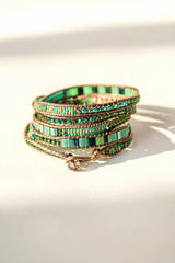 BEADED WRAP BRACELET