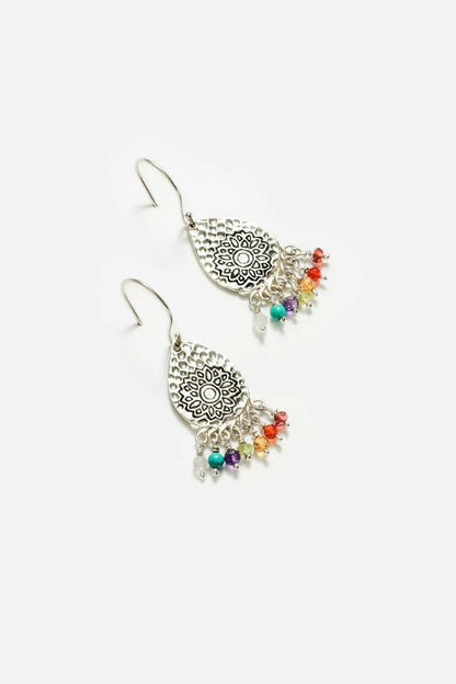 CHAKRA DROP DANGLE EARRINGS
