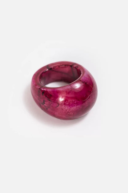 GEMSTONE DOME RING