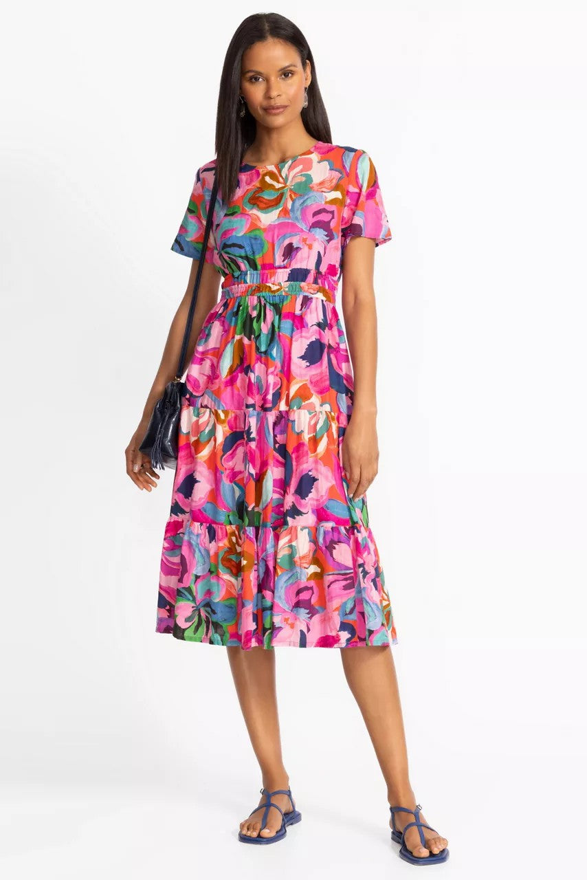 SMOCKED TIER DRESS