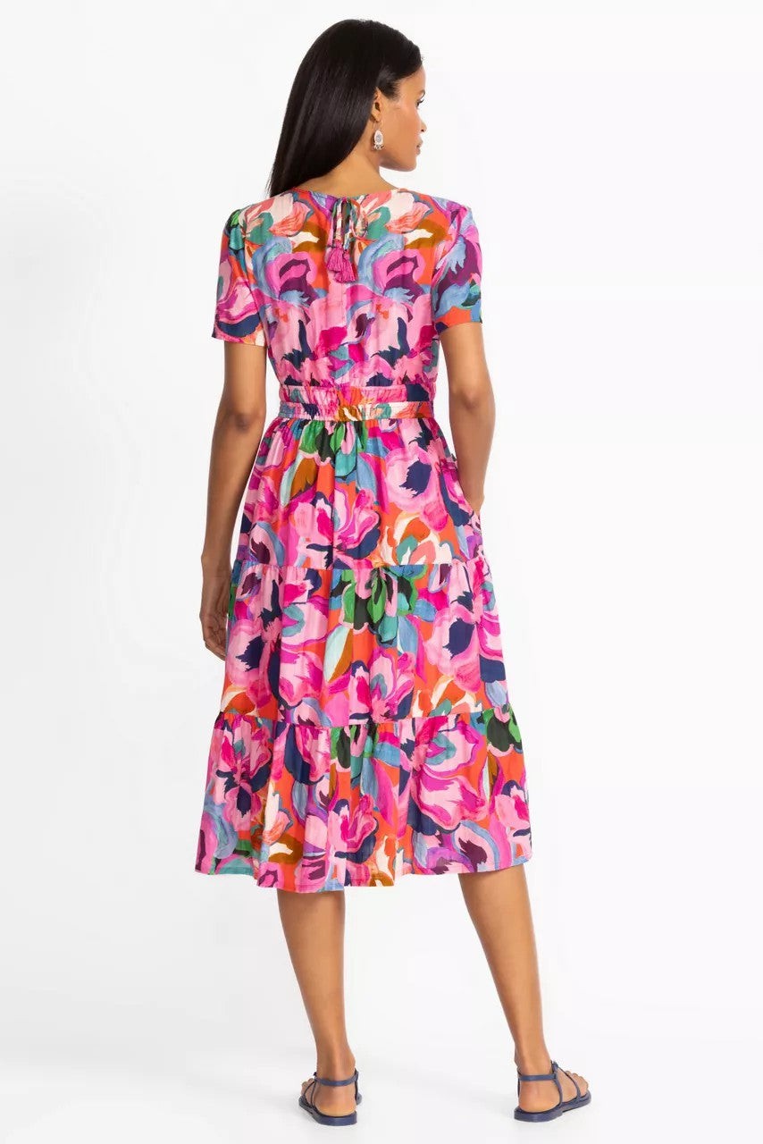 SMOCKED TIER DRESS