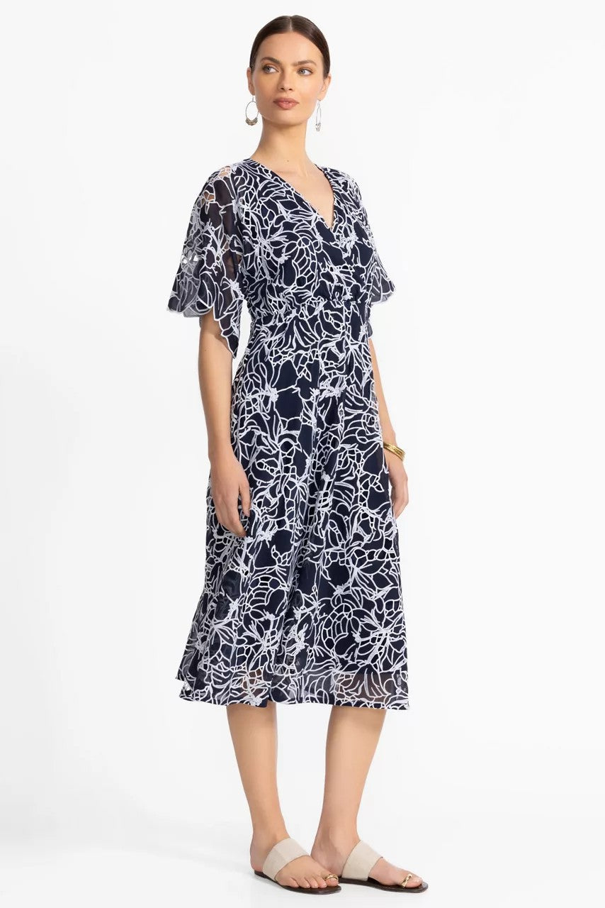 EYELET BLOOM DRESS