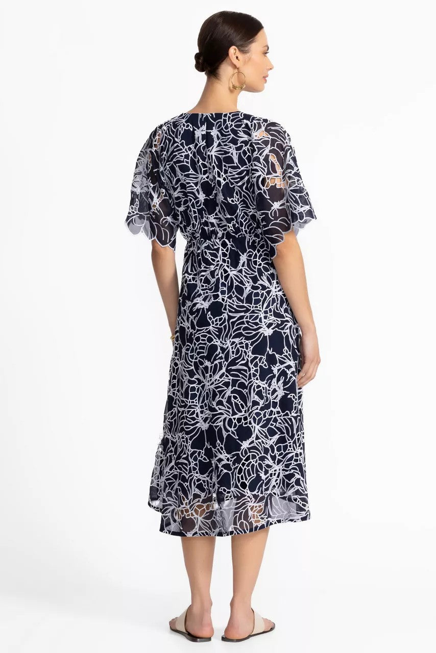 EYELET BLOOM DRESS