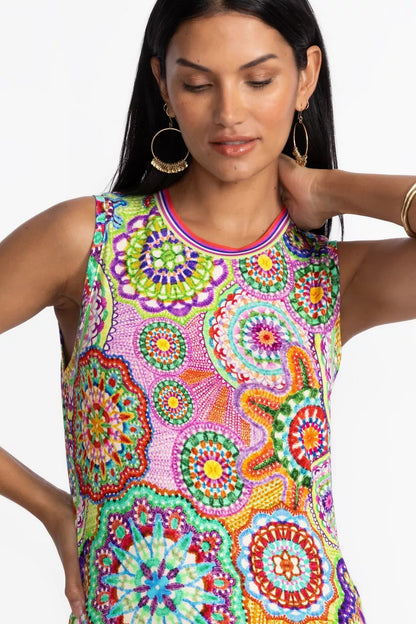 THE JANIE FAVORITE CREW NECK TANK DRESS