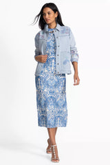 WYNIFRED MESH MIDI DRESS