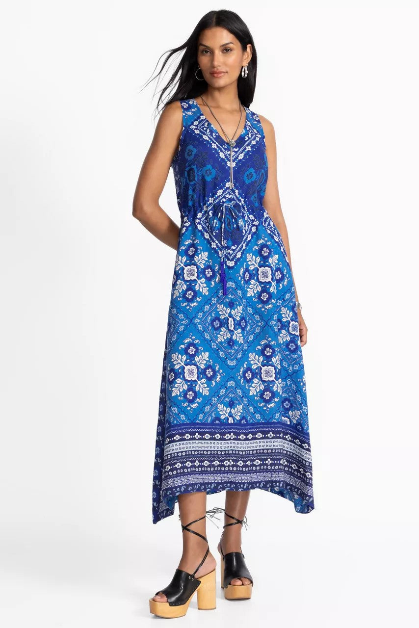 DRAWSTRING TANK DRESS