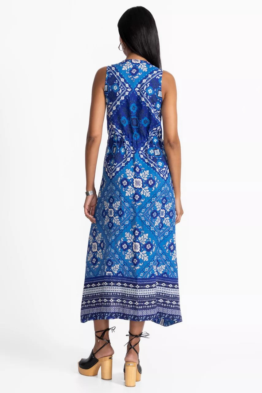 DRAWSTRING TANK DRESS