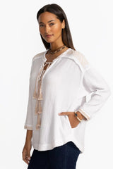 GHENAR GAUZE TOP