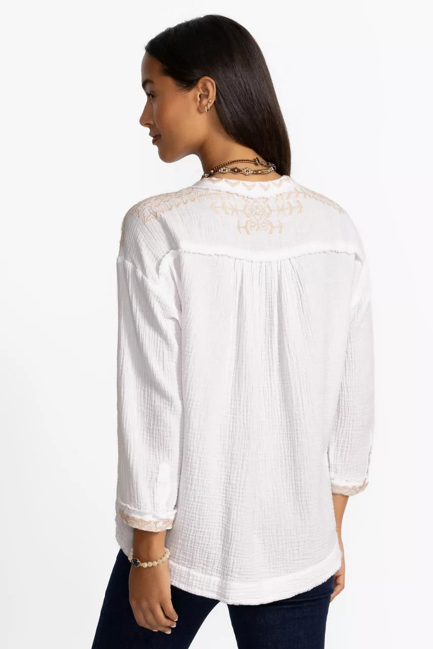 GHENAR GAUZE TOP