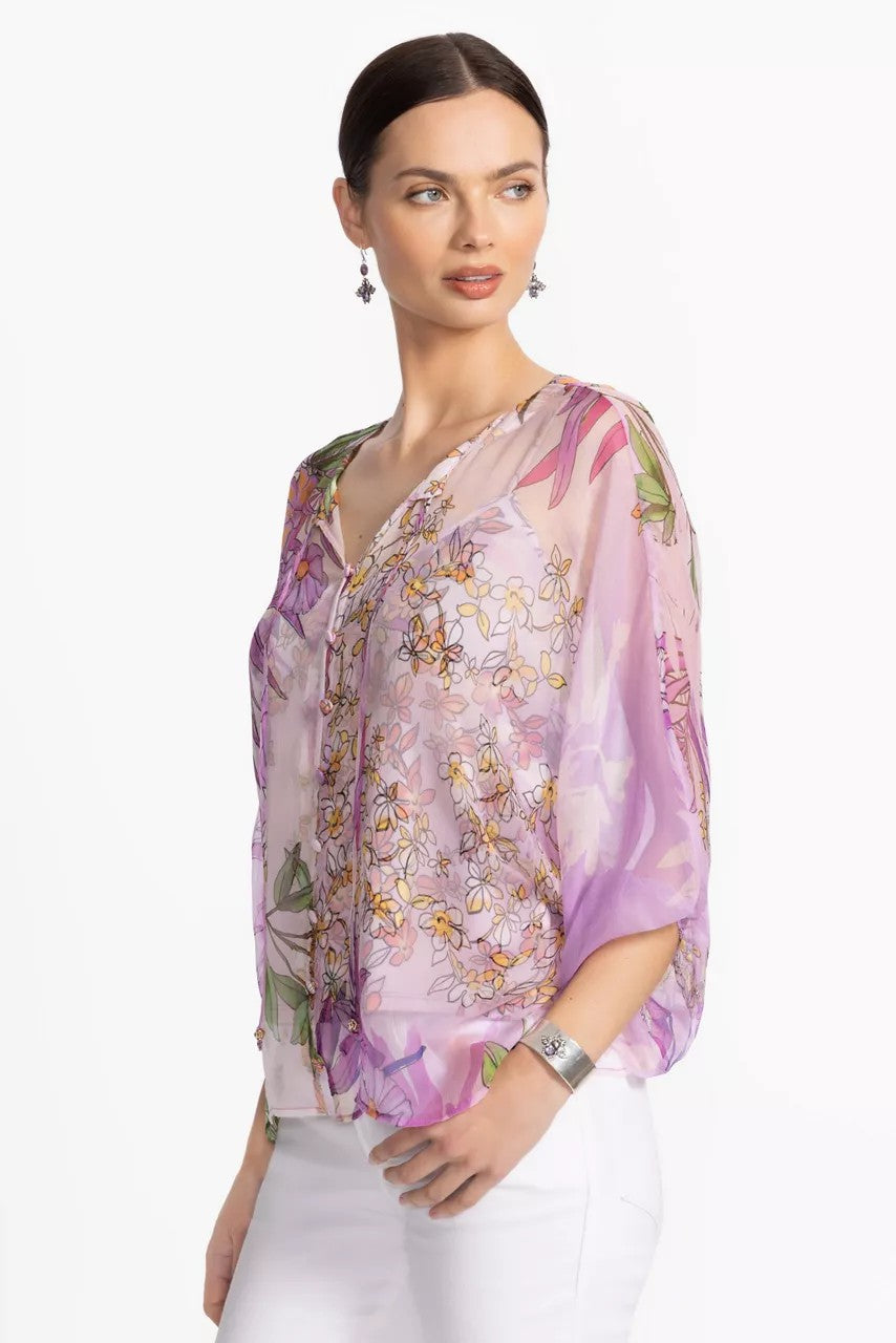 HARLYN BUTTON FRONT BLOUSE