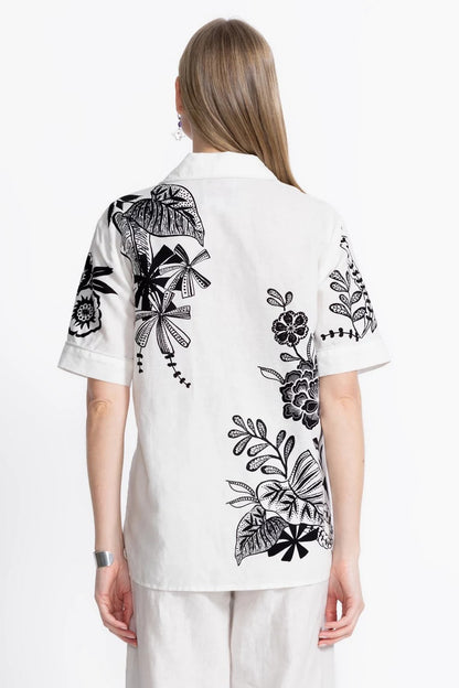 LINEN CAMP SHIRT
