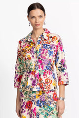 PEPLUM LINEN JACKET