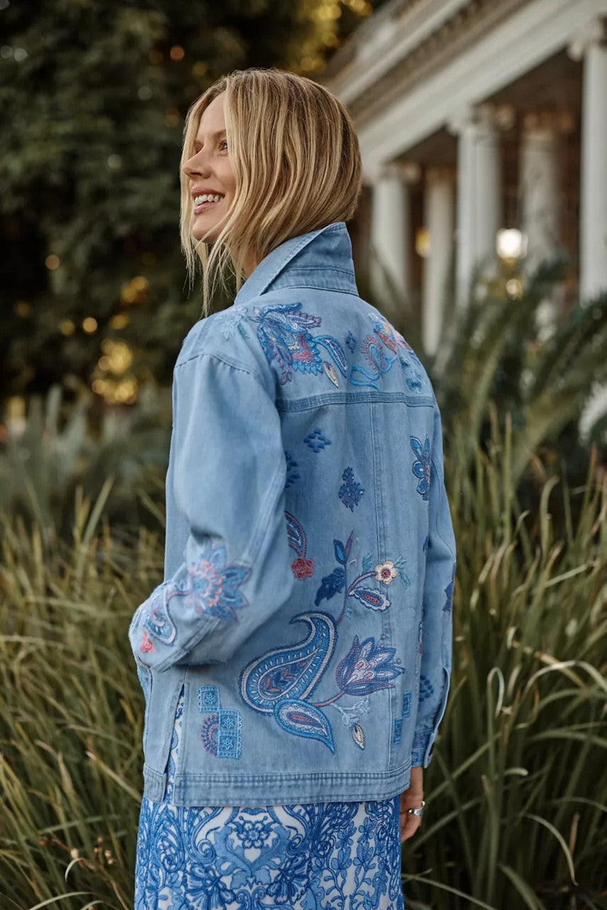 TRAPUNTO DENIM CHORE JACKET