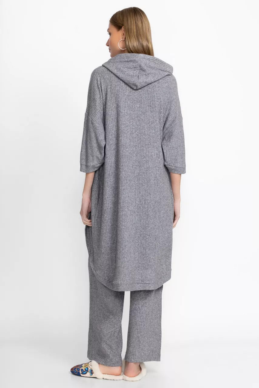 RIB HI LOW KIMONO