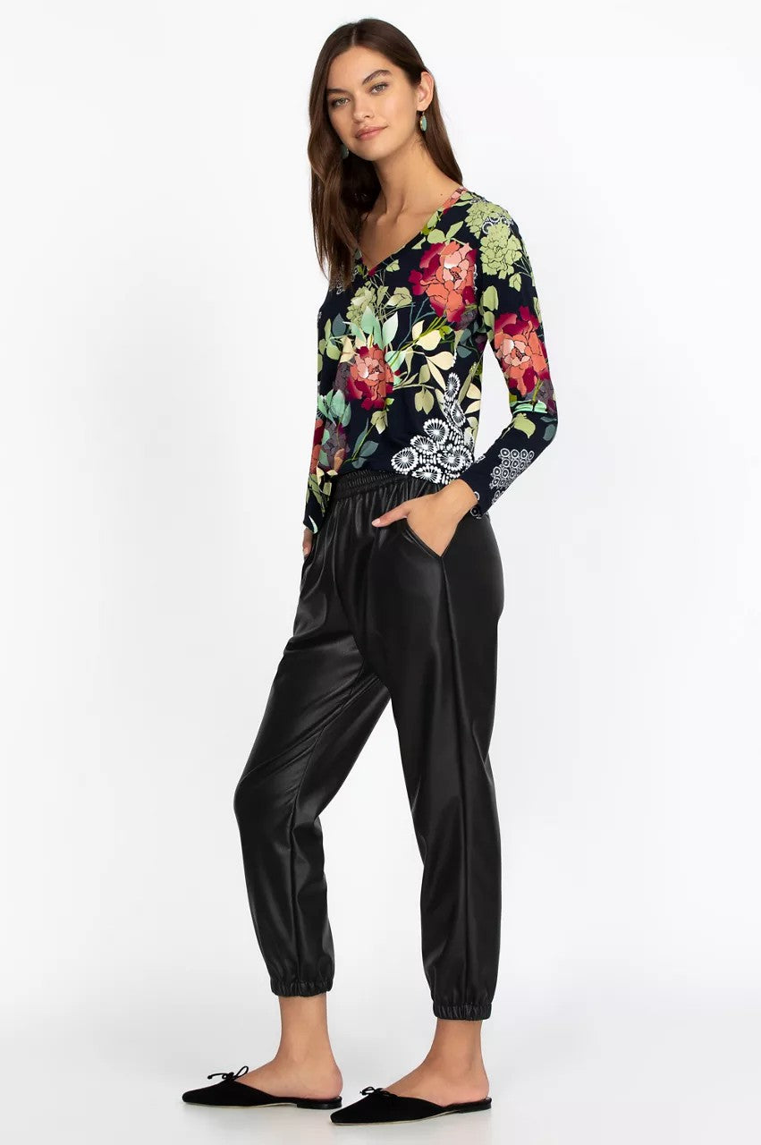 Vegan Leather Jogger