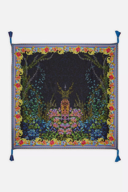 MAGIC GARDEN SILK SCARF