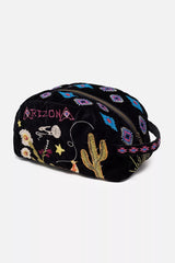 ARIZONA COTTON VELVET MAKEUP BAG