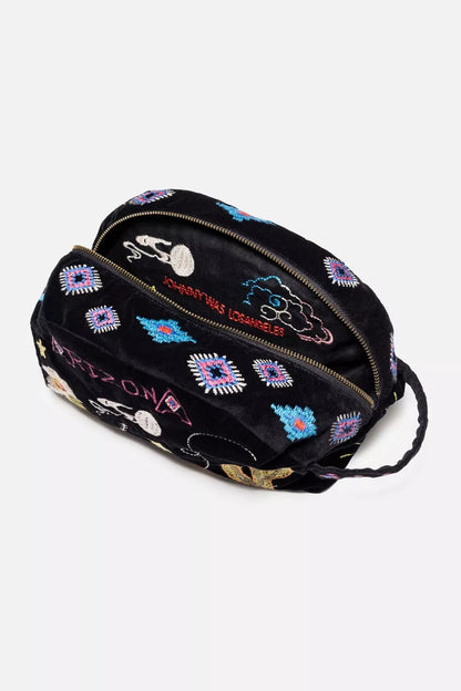 ARIZONA COTTON VELVET MAKEUP BAG