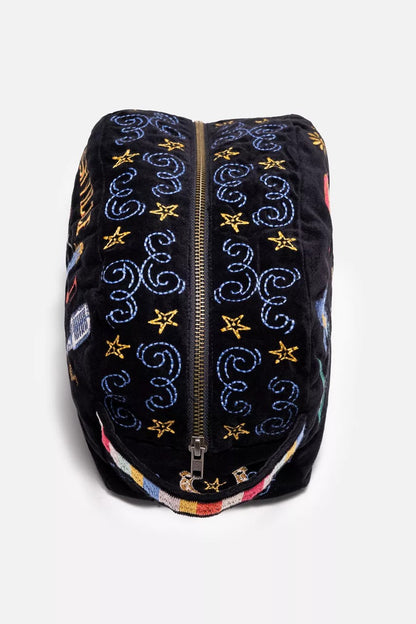 NASHVILLE COTTON VELVET MAKEUP BAG