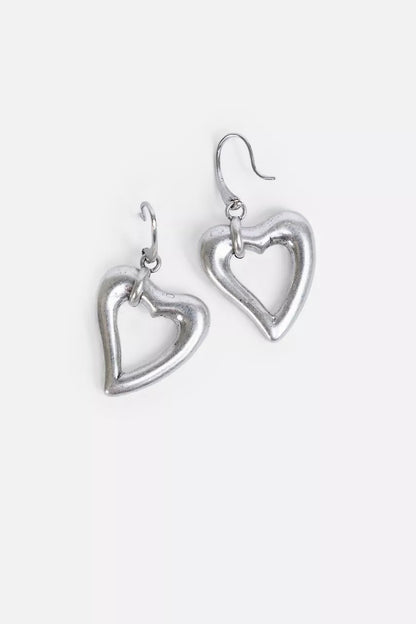 ABSTRACT HEART EARRINGS
