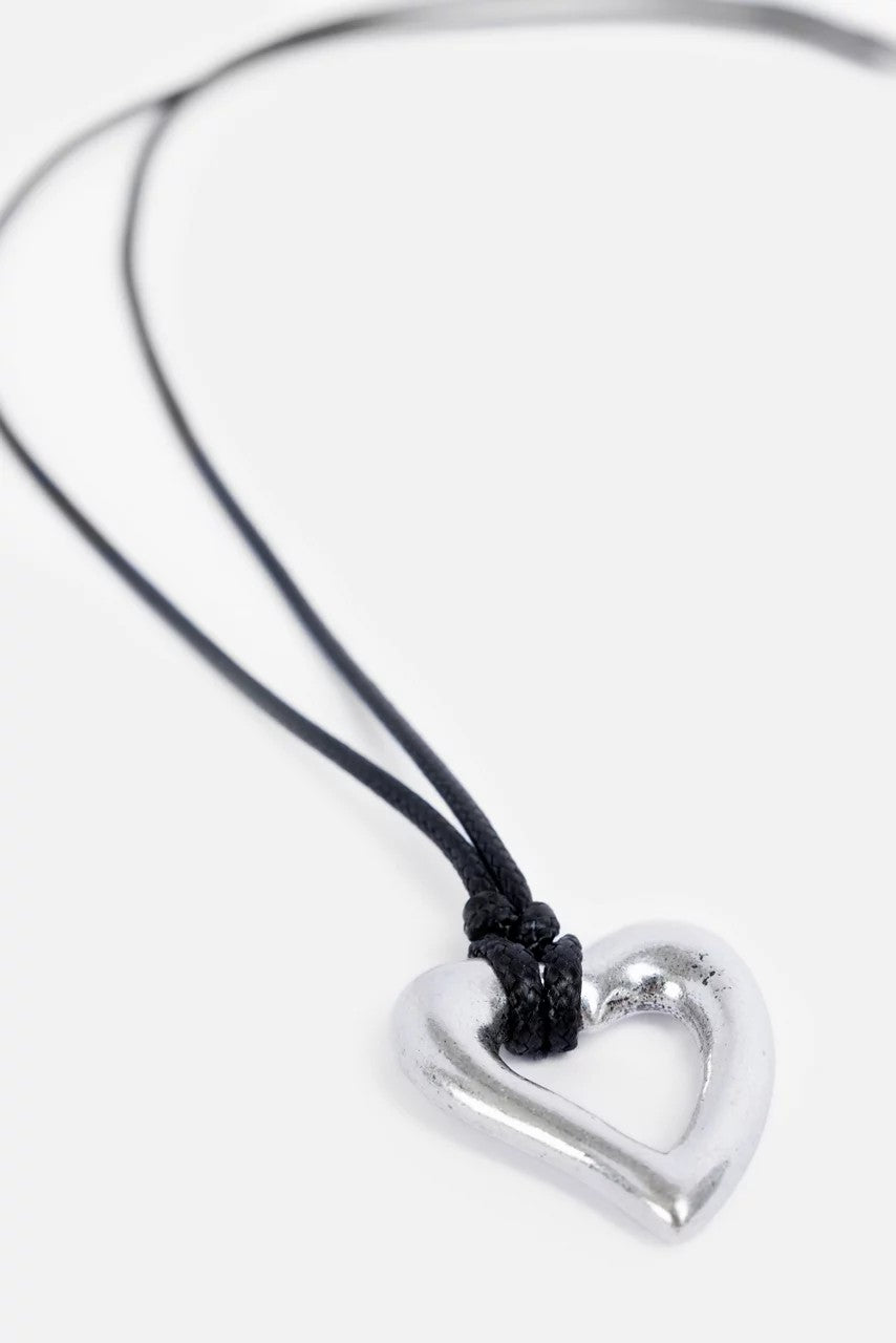ABSTRACT HEART PENDANT NECKLACE