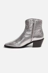 COSMOS METALLIC LEATHER BOOTIE