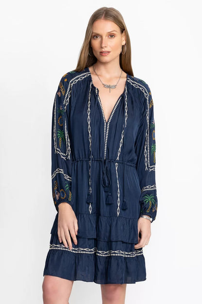 LEXIE TIERED MINI DRESS