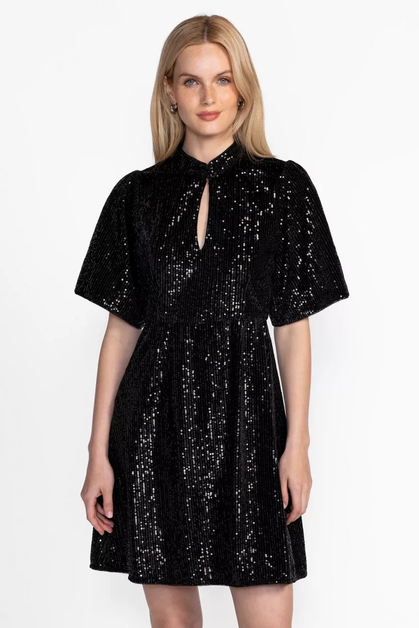 EVE SEQUIN MINI DRESS