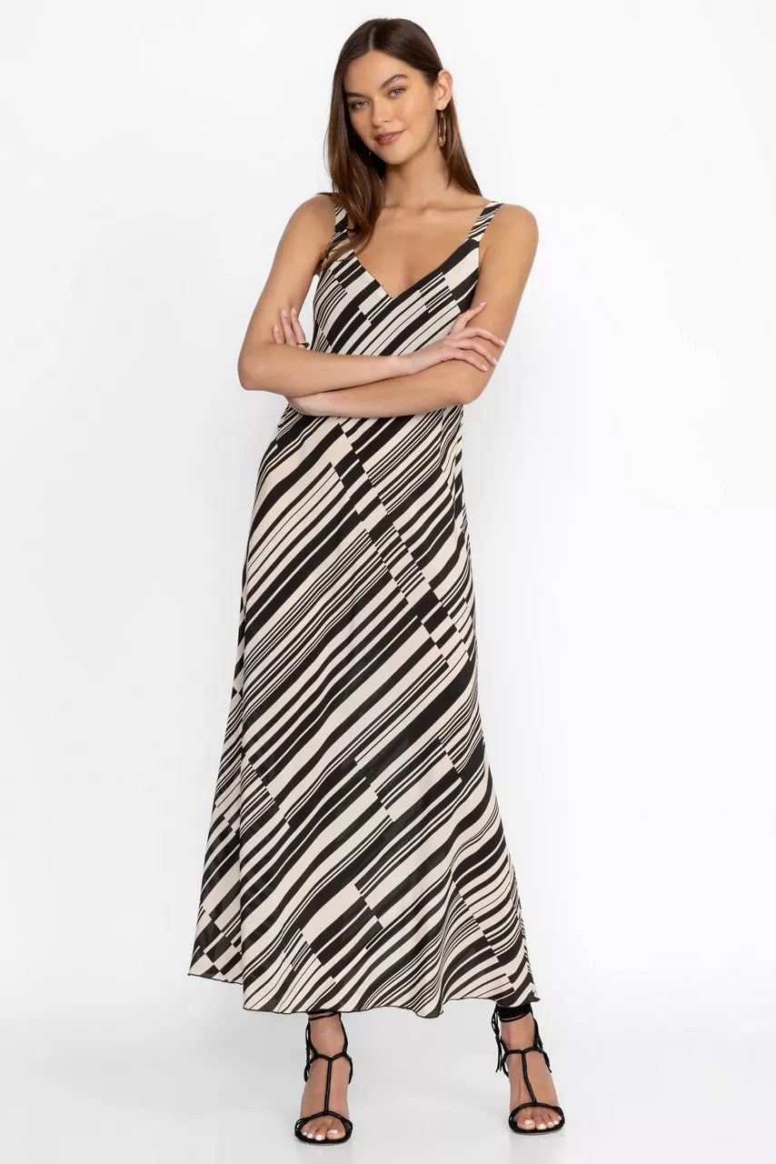 NORMANIA BIAS MAXI DRESS