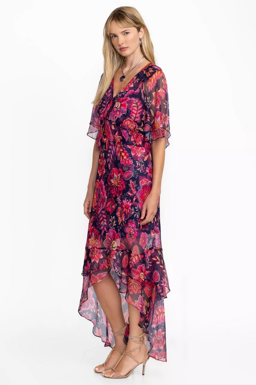 LUXEE RUFFLE MAXI DRESS