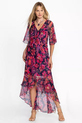 LUXEE RUFFLE MAXI DRESS