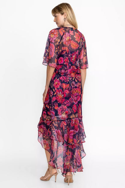 LUXEE RUFFLE MAXI DRESS