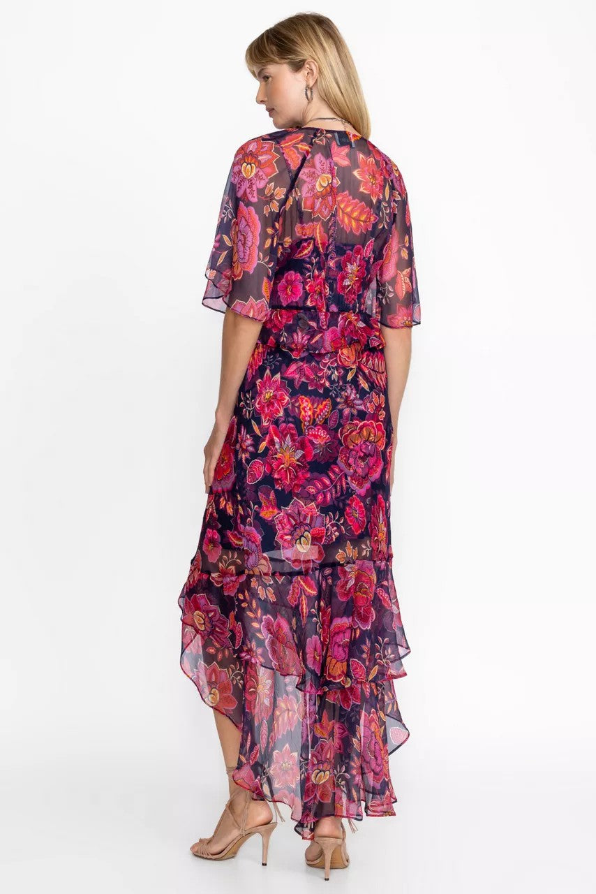 LUXEE RUFFLE MAXI DRESS