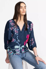 HARLYN BUTTON FRONT BLOUSE