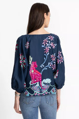 HARLYN BUTTON FRONT BLOUSE
