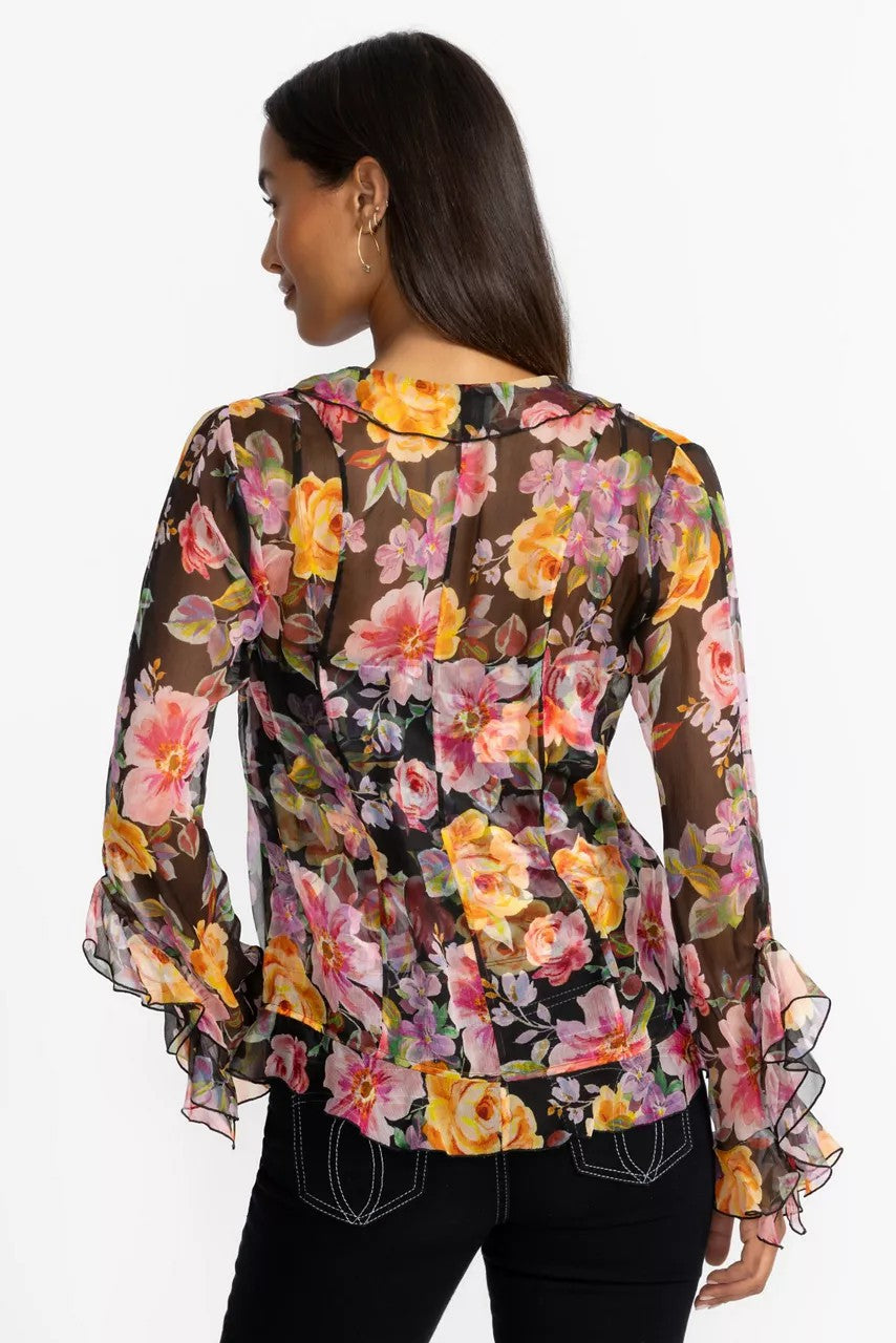 KYLIE RUFFLE BLOUSE