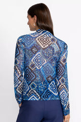 DEVIN MESH BUTTON DOWN SHIRT