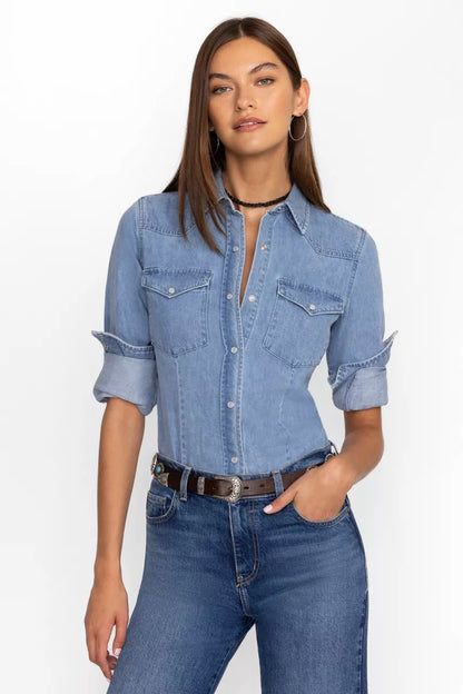 PROVENCE DENIM SHIRT