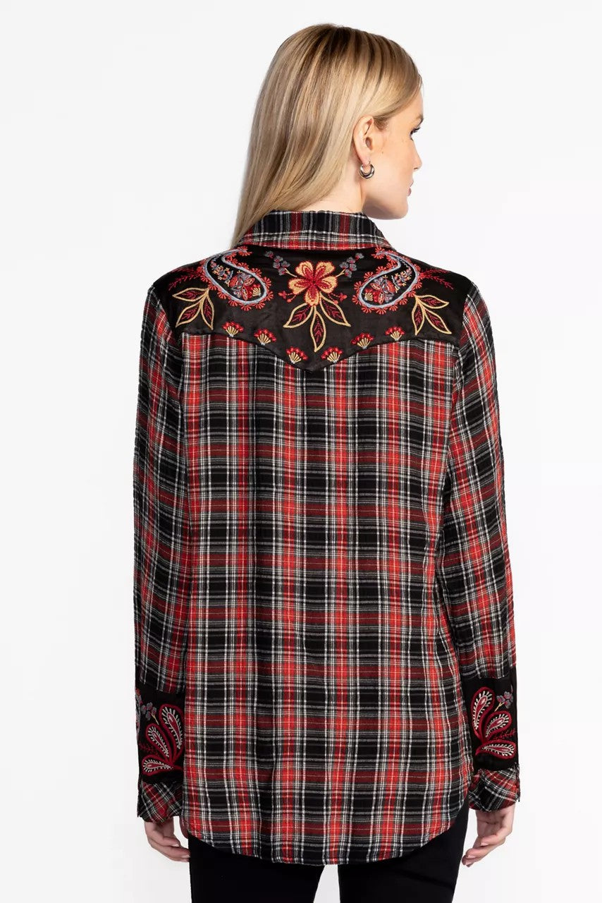 PUFF SLEEVE WESTERN SHIRT