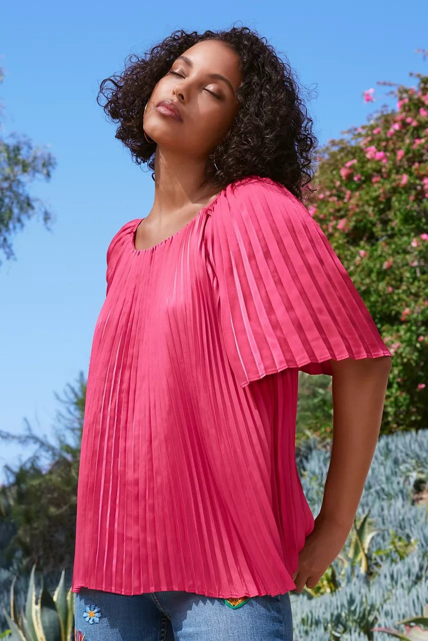 GEORGINNA PLEATED BLOUSE