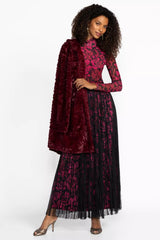 YOLANDA PLEATED MAXI SKIRT
